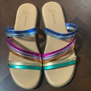 Time and tru  size 7 memory foam sandal
